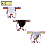 CMENIN ORLVS 3Pcs Cotton Letter Low waist Men Underwear Thong Men Jockstraps Popular Underpants Mens Thongs G strings Gift OR505