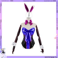 Game Dva Cosplay Costumes Bodysuit Wig Headphone n Woman PU Leather Bun Girl Jumpsuit Zentai Suit Ha