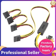1 PCS Graphics Card 6PIN to SATA Hard Drive Power Supply Cable PVC+18AWG Tinned Copper Wire 12V to S