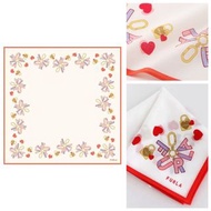 日本直送🇯🇵現貨日本製Furla 印花鑰匙扣手帕