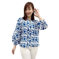 เสื้อเบลาส์คอวีซาร่า ผ้าป่านเนปาล คอV Zara official thailand แขนพองสามส่วน ใส่แล้วแขนเล็ก เสื้อผ้าแฟ