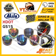 💥READY STOCK DEAL💥🔥XDOT G515🔥OEM by AKILA HELMET VISOR SIANG & MALAM