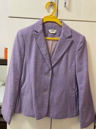 WANKO 紫色羊毛西裝外套