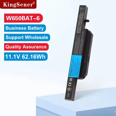 KingSener 5600mAh W650BAT-6 Laptop Battery for Hasee K610C K650D K750D K570N K710C K590C K750D G150S