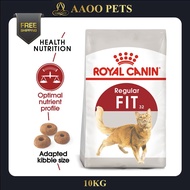 [AAOO Pets] Royal Canin Fit 32 (10kg) Adult Dry Cat Food Makanan Kucing - Feline Health Nutrition - Cat Food / Pet Food / Cat Dry Food / Makanan Kucing / Cat Food Dry Food / Makanan Kucing Kering / Dry Food