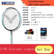 YQ42 VICTOR/Victor Victory Badminton Racket CarbonTK-OnigiriBig Kid Cutting Professional Game Attack
