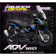 Adv160 Motorcycle Sticker Elegant Trim Motif Design - Full Body Decal ADV160 Motorcycle Accessories 