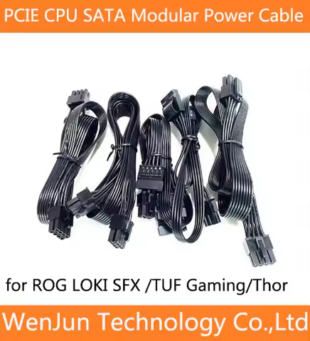 PCIe 8Pin IDE SATA CPU 8pin 4+4P Modular Power Supply Cable for ASUS TUF Gaming 750W ROG LOKI THOR S