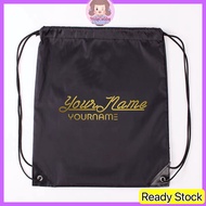 Customize Signature Design | Custom Name Canvas Bag Sling Bag Tote Bag String Bag | No MOQ | Custom 