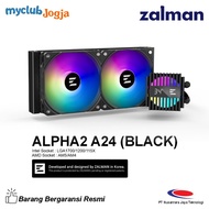 ZALMAN ALPHA2 A24 Black ARGB AIO Liquid Cooler 240mm Intel AMD