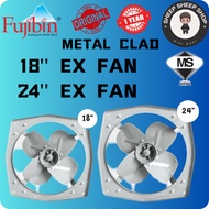 FUJIBIN *18''  24'' POWERFUL EXHAUST FAN METAL CLAD / HIGHLY EFFICIENT MOTOR VENTILATING FAN FUJIBIN
