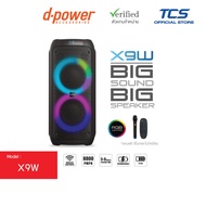 d-power ลำโพงบลูทูธ รุ่น X9W เบสแน่น ไฟเพลงRGB 120W 5.0 Bluetooth speaker TWS ไมค์ลอย 1ตัว ดอกลำโพง8