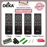 DEKA Remote Control Ceiling Fan Kipas Siling 3/4/5 Speeds Without or With On/Off Light &amp; Forward &amp; Reverse Function