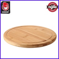 ▧ ▥ Eurochef Non Slip Bamboo Cutting Board Wooden Food Serving Tray Chopping Board Round Circle WCB