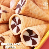 (HALAL) Wafer Chocolate Ice Cream Biscuit 1 Pack | Chocolate Shape Ice Cream Delicious Sweet And Creamy Milk