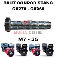 MESIN Bolt Engine Rodconnecting GX270 GX390 GX420 GX460 Conrod Piston Rod