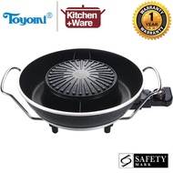 TOYOMI Electric BBQ and Steamboat / Thai 2 in 1 Mookata Cooker Pot and Grill / Korean Grill Pan Hot Pot