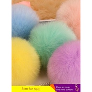keychain mathcing keychain cute 8CM Plush Ball Keychain Female Cute Fur Ball Pendant Bag Car Pendant