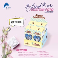 Custom photoBLIND BOX 8 x 8 x 13 Cm Birthday Gift Box