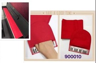 包郵！可印字印logo! 紅色鋼琴 / 數碼鋼琴琴鍵布連抹琴手套兩件裝  piano keyboard key cover + cleansing cloth towel grove