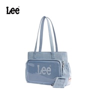LEE ถุง Ita ถุงโปร่งใสผ้ายีนส์สำหรับผู้หญิงกระเป๋าสะพายไหล่แฟชั่นบุคลิกภาพความจุขนาดใหญ่สำหรับผู้หญิ