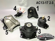 เซตสุดคุ้ม!!! ยางแท่นเครื่อง+แท่นเกียร์ HONDA ACCORD G9 ปี 2013-2017 เครื่อง 2.0 L (AT) (5 ตัว) แท้ย