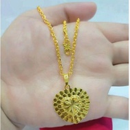 24K Love Gold Plated Necklace