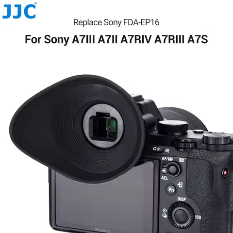 JJC Camera Eyecup Viewfinder Eyepiece for Sony A7III, A7II, A7, A7R IV, A7R III, A7R II, A7R, A7S II