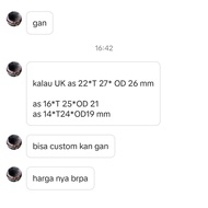 CUSTOM BUSHING AS 14mm, OD 19mm, Length 24mm