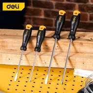DELI 4 Pcs Screwdriver Set ( SL5 / SL6 / 100mm / 150mm / Cr-V) DL620004