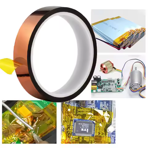High Temperature Polyimide BGA Kapton tape Thermal Insulation Adhesive tape Electrical Industry 3D P
