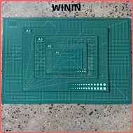 WININ Cutting Board, Double Sided Grid Line Paper Cutting Pad, Durable PVC Self-healing A1/A2/A3/A4/