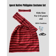 Kids Girls Igorot Native Philippine Costume Set