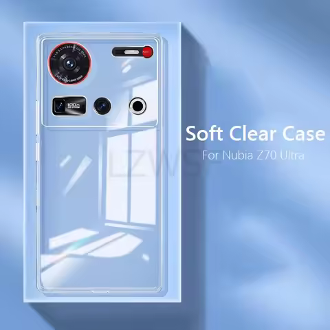 For ZTE Nubia Z70 Ultra Simple Slim Soft TPU Clear Transparent Phone Case For ZTE Nubia Z70 Ultra Z7