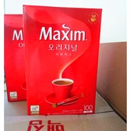 Maxim Original Korean Coffee Mix 100 Sticks (March 3, 2022 Expiry)