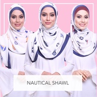 Ariani Nautical Shawl Exclusive [tudung raya ariani]