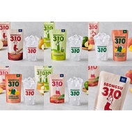 [emart24] Seongsu 310 Korean CVS Ice Pouch Drink Collection (340ml x 8 Packs / 1 Box)