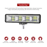 Lampu LED Tembak Sorot 48 Titik Mata 200 Watt Offroad 200Watt 200W 24LED Motor Mobil CWL Worklight 1