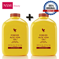 FOREVER LIVING ALOE VERA GEL 2BOTTLES X 1LITRE - READY STOCK [100% ORIGINAL HQ]