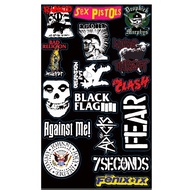 KISSCUT STICKERS - HARDCORE PUNK BAND VERSION - BAND STICKERS