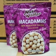 Nut Walker Macadamias Dry Roasted Salted แมคคาเดเมียอบเกลือ 300g (Exp 03/2027)
