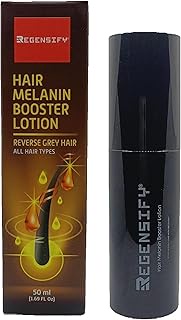 REGENSIFY Hair Melanin Booster Lotion 50 ml (1.69 Fl Oz) [Anti Grey Hair Lotion with 2% Darkenyl, 1%