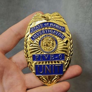American Hawaii Los Angeles Badge Badge Epaulet Badge Pure Copper Material Ready Stock F5U1