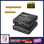 Video Capture 60fps Best Quality Capture Card With Mic R/L Loop 4K 1080p 60fps