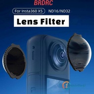 BRDRC Lens Filter for Insta360 x5 ND16 ND32 ND Protective Mirror Glass Lens Filter