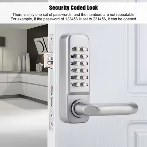 1-11 Digit Code Combination Cam Door Zinc Alloy Convenient Password Security Coded Lock