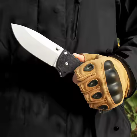 New 62RQ Folding Tactical Hunting Knife AUS 10A Folding Steel Knives Multi-functional self-defense t