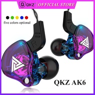 Fone QKZ AK6/AK6 Pro/AK6 Max/AK6-X Sports Headphones Dynamic Earbuds com Microfone Subwoofer Bass
