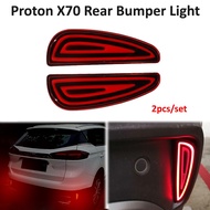 For PROTON X70 12V Car Rear Bumper Light Reflector LED Night Rider Blinking Plug and Play Signal Lam