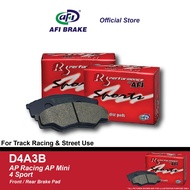 RS Sport Racing Performance Brake Pad - AP Racing AP Mini 4 Sport - D4A3B (1set)